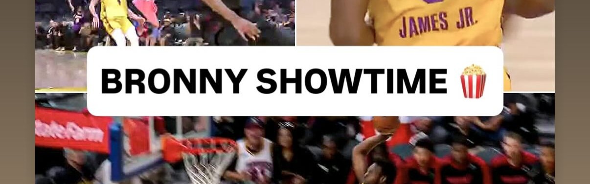 骄傲的老父亲！詹姆斯连续转发布朗尼的暴扣视频和照片