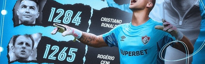 官方网站-44岁巴西门将法比奥出场1391次创足坛历史纪录！40岁C罗落后107场